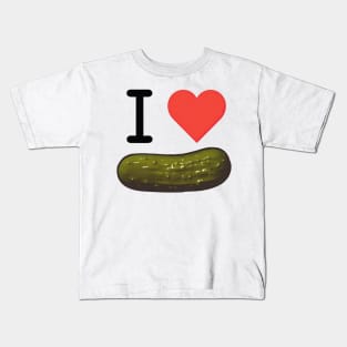 I Love Pickles Kids T-Shirt